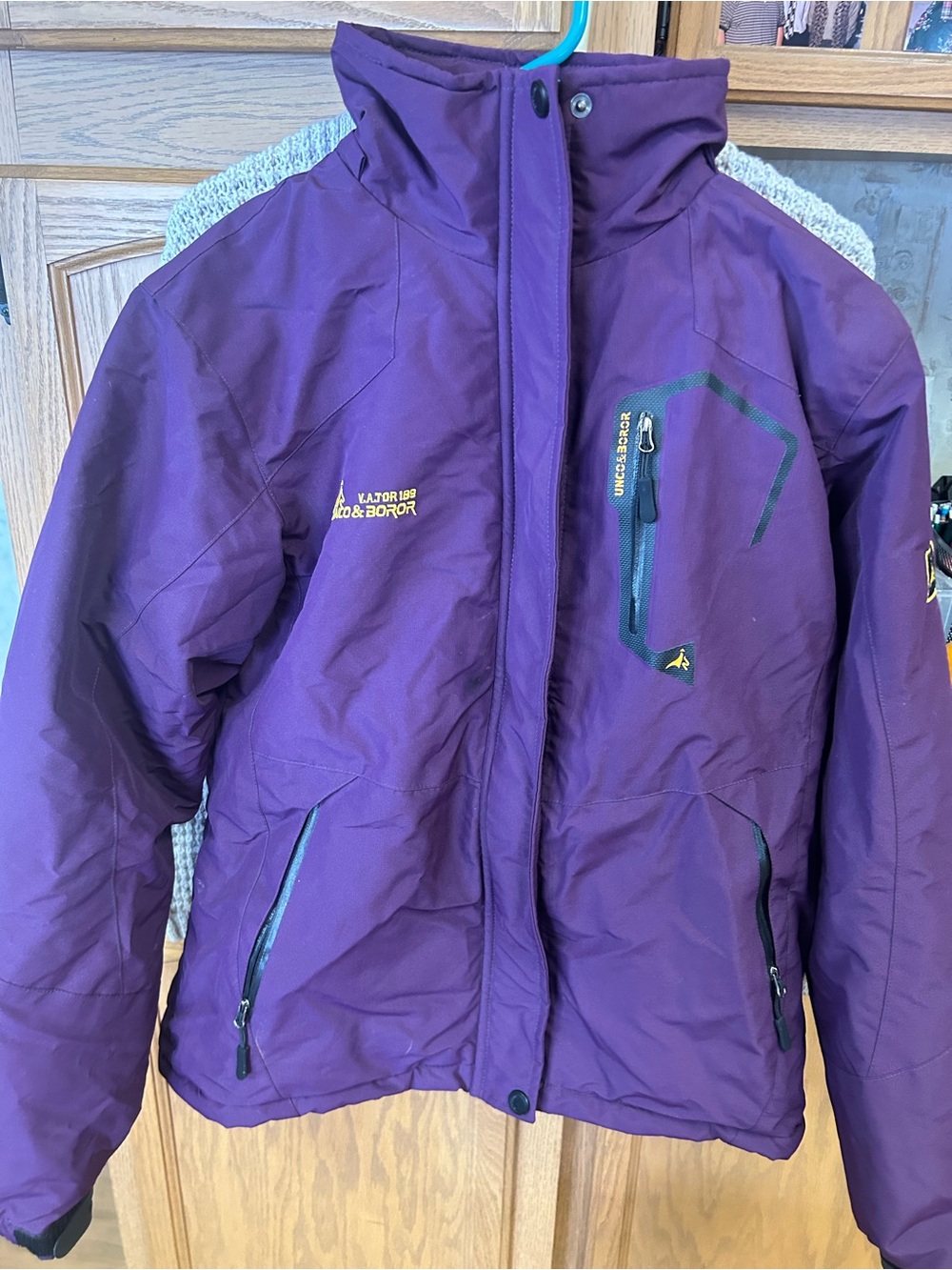 Purple Women's Insulated Ski Jacket with Stormproof Hood - Unknown Brand
